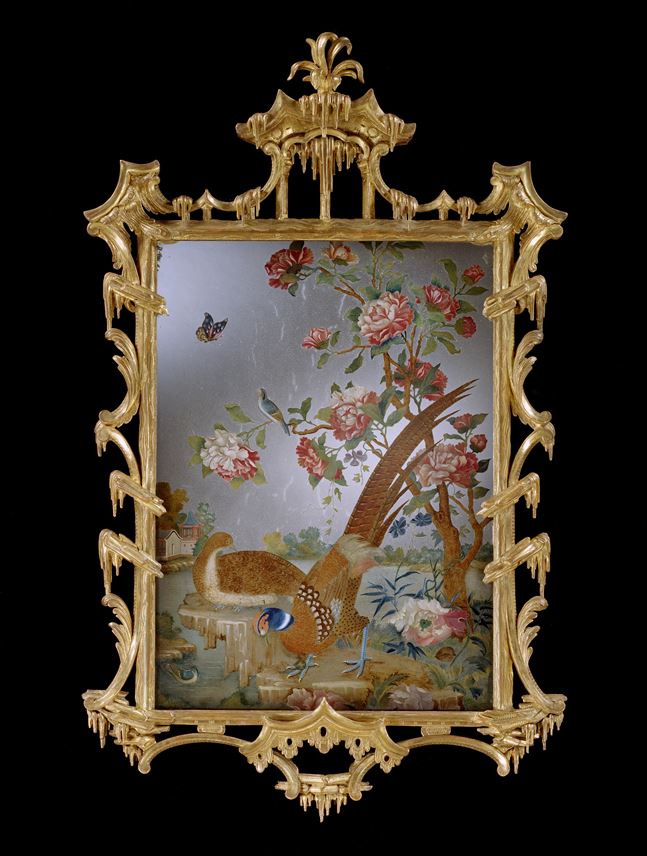 A GEORGE III PERIOD CHINESE EXPORT MIRROR PAINTING | MasterArt